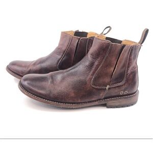 Bed Stu Brown Leather Chelsea Boots mens 8.5